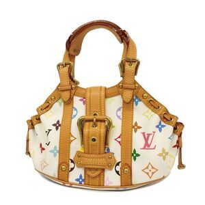Louis Vuitton Handbag Monogram Multicolor Theda PM White